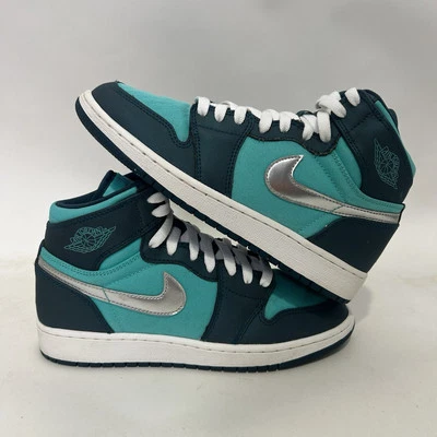 Nike Air Jordan 1 Retro Alto GG "Hyper Jade" 332148-318 5.5Y/Mujer 7 Usado Foto 1 de 4