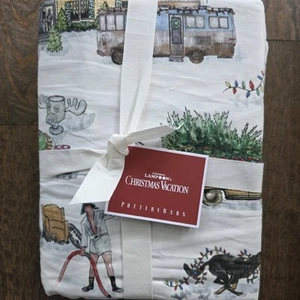 Pottery Barn National Lampoon’s Christmas Vacation KING Sheet Set NEW With Tags - Picture 1 of 5