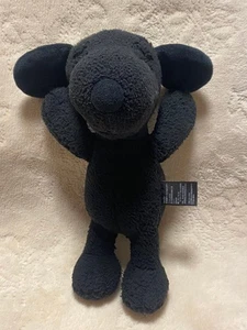 UNIQLO×KAWS PEANUTS Snoopy Plush Toy Black Used - Picture 1 of 2