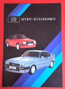 1984-85 FORD RS ACCESSORIES Sales Brochure - Fiesta Escort Capri Cortina Granada - Picture 1 of 4