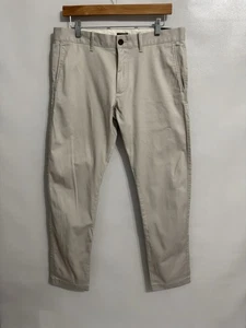 J Crew Factory Mens Size 32 X 32 Khaki Slim-Fit Flex Chino Pant NWT $79 - Picture 1 of 11