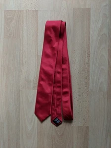 Hugo Boss Herren Krawatte rot 100% Seide - Imagen 1 de 3