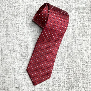 Corbata Brooks Brothers estampado rojo 100 % seda pura - Imagen 1 de 4