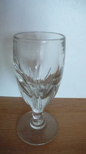 Ancien verre de bistrot/aperitif - soufflé / taillé - Imagen 1 de 1