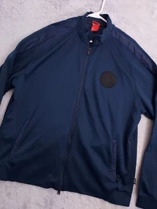Nike FC Track Jacket Mens 2XL XXL Blue Full Zip Football Club Performance Soccer - Picture 1 of 13