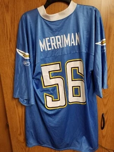 Shawne "Lights Out" Merriman San Diego Chargers Trikot Reebok Herren Größe Large L - Bild 1 von 3