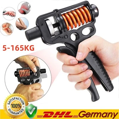 Griffkraft Trainer Einstellbarer Widerstand 5-165kg Handtrainer Fingertrainer DE - Bild 1 von 4
