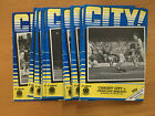 Cardiff City Home Programmes 1984/85 - Select From The Drop Down Menu