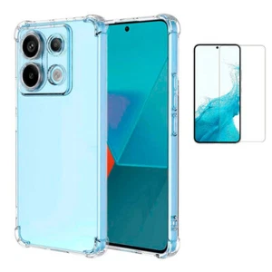 Funda Xiaomi Redmi Note 13 Pro 4G Transparente Reforzada Antichoque + Protector - Imagen 1 de 11