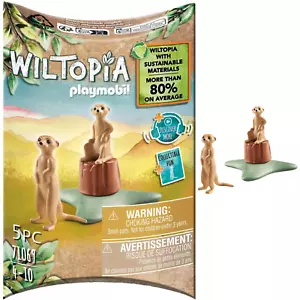 Playmobil Wiltopia 71069 Meerkats Bundle Figurines Toy Games Building Christmas - Picture 1 of 11