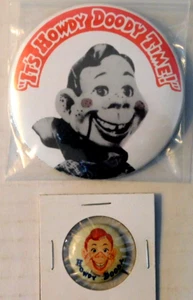Pines TV Howdy Doody (2) Pin grande de 3" y Pin pequeño de 1" - Imagen 1 de 1