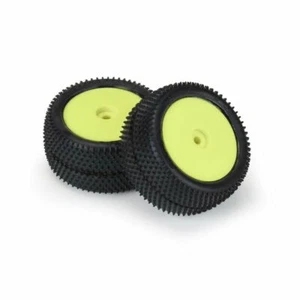Losi Mini-B 2.0 Prism Mounted Rear Tires w/Yellow Wheels 2pcs Pro-Line 8297-12 - Picture 1 of 2
