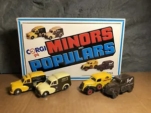 Corgi D72/1 | Morris Minors & Ford Populars | 4 Van Set | 1:43 Scale Diecast - Picture 1 of 11
