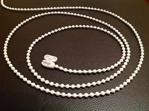 3 METRE VERTICAL BLIND WHITE TILT CHAIN - BLIND SPARE PARTS - 2mm Cord - Picture 1 of 3