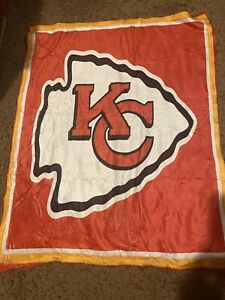 Kansas City Chiefs Flannel Blanket for Kids size 28x35 Brand New