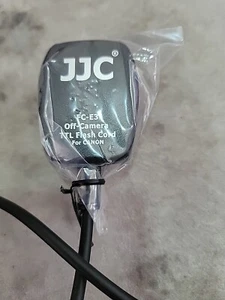 JJC FC-E3 TTL Off-Camera Flash Hot Shoe Sync Cord Cable For Canon UK Seller - Picture 1 of 5