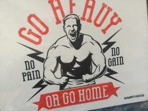 Tapis de souris "pas de douleur pas de gain" - Photo 1/1