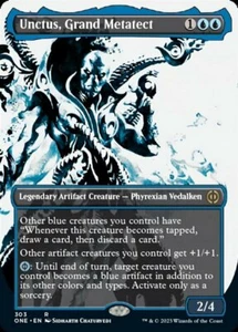 MTG - Unctus, Grand Metatect - Borderless Showcase - Phyrexia: All Will Be One - - Picture 1 of 1