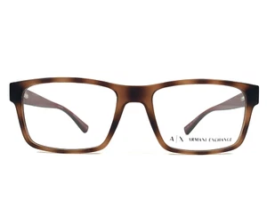 Armani Exchange Eyeglasses Frames AX3042 8215 Matte Tortoise Red 54-18-140 - Picture 1 of 12