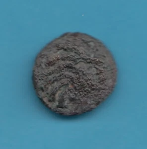 Kelten, Senones, Bronze?-Münze, 16 mm, 3,1 g, Kopf/Wildschwein, s - ss - Bild 1 von 2