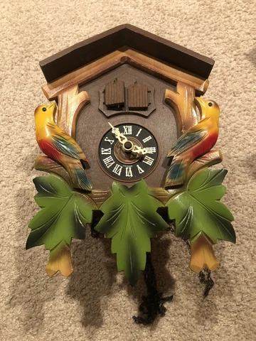 Vintage Black Forest Cuckoo Clock German Regula (for Parts - Not Working) Cover