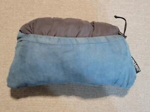 Thermarest Compressible Camp Travel Pillow Cinch Top Made In USA 18" x 14" Blue