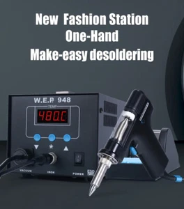 WEP 948 90w desoldering station electric vacuum suction pump soldering gun tips - Picture 1 of 13