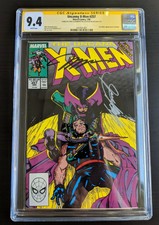 Uncanny X-Men #257 CGC 9.4 SS Signed 2x by JIM LEE & CHRIS CLAREMONT NM