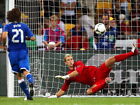 V4344 Andrea Pirlo Penalty Kick Goal Joe Hart Italien Dekor WANDPOSTER DRUCK UK