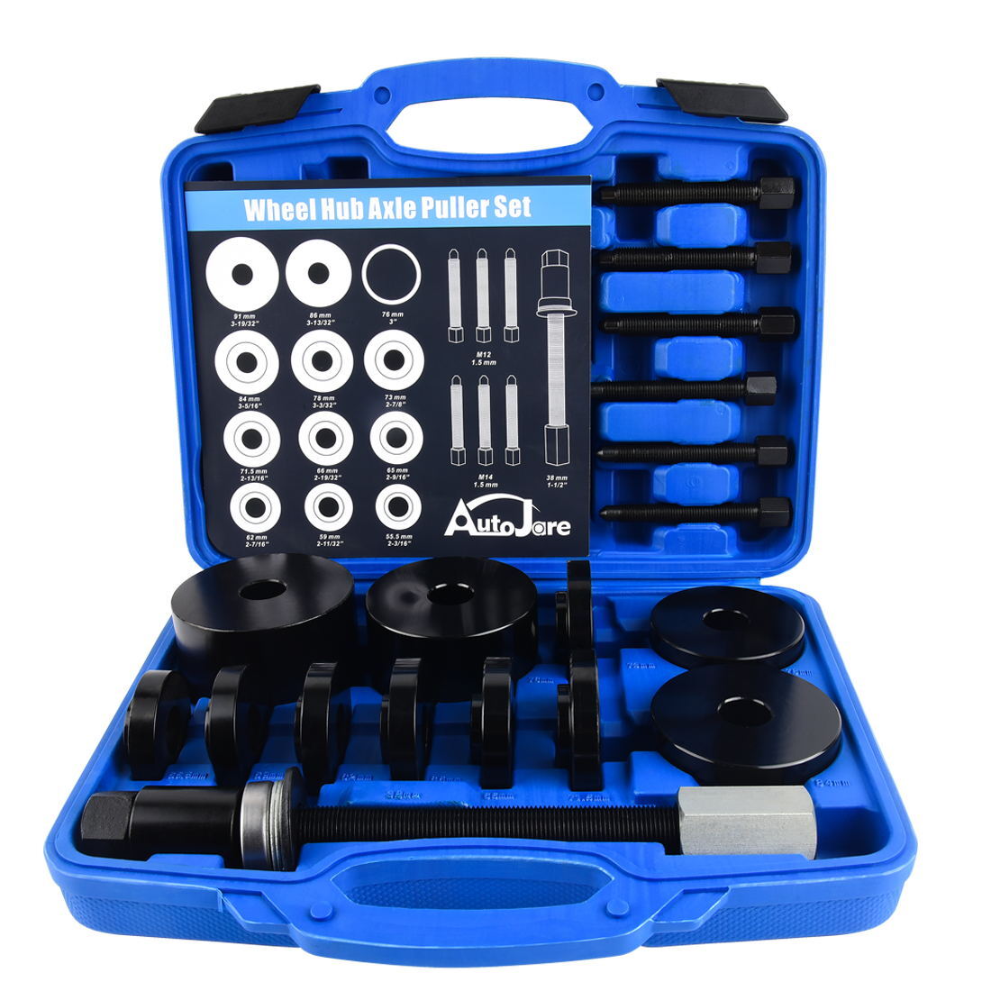 Kit Estrazione Cuscinetti Ruota Auto - Set 20 Pezzi Per Garage E Fai Da Te, Adatto Per Auto E Furgoni - Foto 5