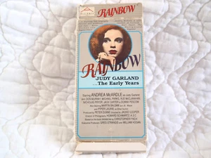RAINBOW VHS JUDY GARLAND THE EARLY YEARS ANDREA MCARDLE PIPER LAURIE TV MOVIE - Imagen 1 de 8