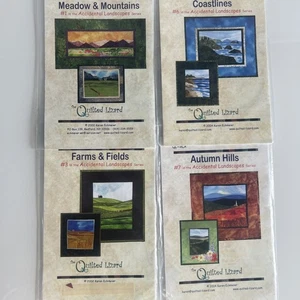 Accidental Landscapes Series Quilting Patterns By The Quilted Lizard 1, 3, 6, 7 - Picture 1 of 9