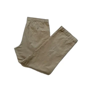 Polo Ralph Lauren Herren Beige 100% Leinen Classic Fit Hose Trousers. W42" × L42". - Bild 1 von 13