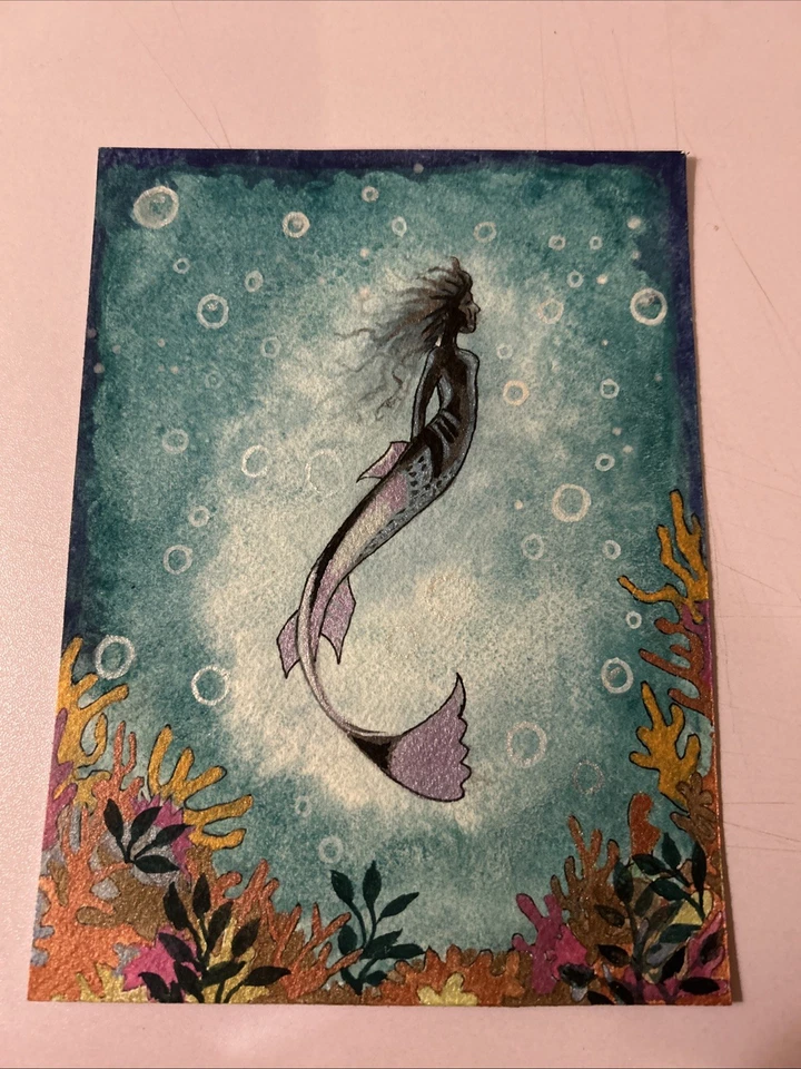 Pintura de acuarela sobre papel 100 % algodón 5,75 x 7,75 pulgadas hecha en EE. UU. Nueva Foto 1 de 1