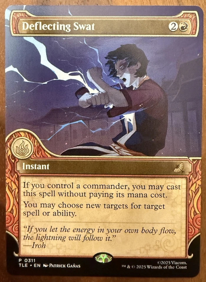 Deflecting Swat (Showcase) Avatar: The Last Airbender - Magic The Gathering MTG - Image 1 of 2