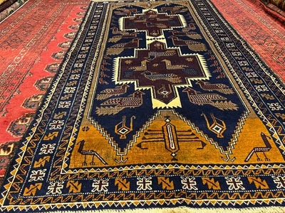 ARTÍCULO DE COLECCIÓN Antiguo tinte vegetal natural tribal pictórico nómada Shikargah Foto 1 de 4