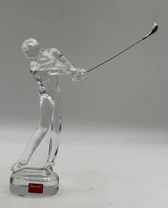 BACCARAT CRYSTAL GOLFER FIGURINE St. Andrew's Made In France - Picture 1 of 16