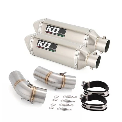 Puntas silenciadoras tubo medio sistema escape Slip-On para Ducati Monster 696 796 795 1100 Foto 1 de 4