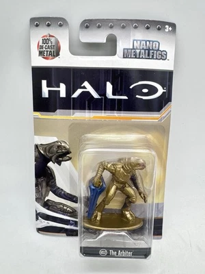 2017 Halo The Arbiter Nano Metalfig Die-Cast Jada Juguete Mini Figura Colección Foto 1 de 2