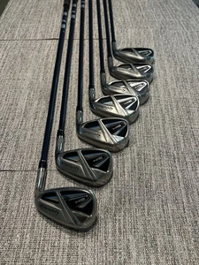 Taylor Made SIM MAX Iron Set 5- AW , Senior Flex Graphite Shafts - Picture 1 of 5