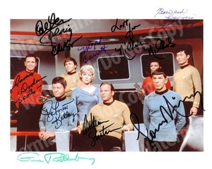 Star Trek Original Series Cast 8x10 Autographed Photo Reprint Collectible - Picture 1 of 7