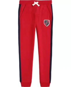 Tommy Hilfiger, Big Boys Drawcord Logo Shield Joggers, Scarlet Sage, 4 - Picture 1 of 2