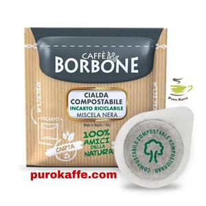  450 kompostierbare Pads Filterpapier ESE 44mm Kaffee Bourbon Mischung SCHWARZ - Bild 1 von 4