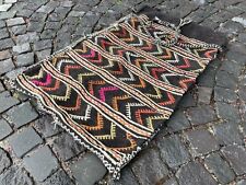 Anatolian Ethnic Kilim Saddle Turkish Vintage Tribal Carpet Gift Handmade Bag