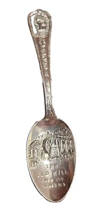 MADE IN JAPAN SPOON SOUVENIR RUIDOSO MEXICO "THE OLD MILL OVER 100 YEARS OLD" - Picture 1 of 4