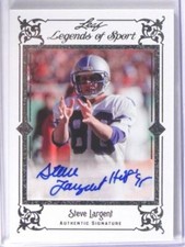 2012 Leaf Legends Of Sport Steve Largent auto autograph #D08/10 #BA-SL1