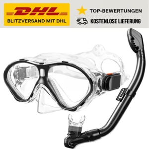 Kinder Schnorchelset & Taucherbrille – Sicht Panorama, Anti-Fog - Bild 1 von 8