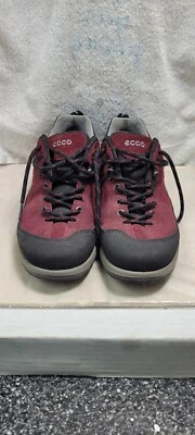 Zapatos/cordones Ecco para mujer talla 8 rojos y negros talla Euro 39 con Goretex  Foto 1 de 4