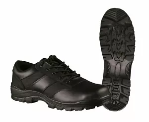 Security Halbschuhe mit STAHLKAPPE Wachschutz schwarz - Bild 1 von 1
