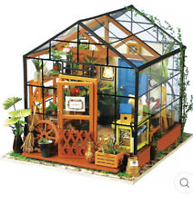 Rolife 3D Wooden Cathy’s Flower Garden Green House DIY Miniature Model Puzzle